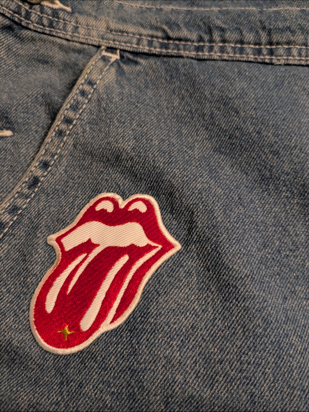 Vans Blue Denim Patchwork Overalls - Picture 4 of 10